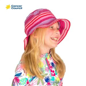 Pink Chloe Bucket from Rigon's 'Cancer Council' hat collection