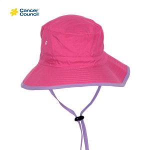 Pink Charlie Bucket from Rigon's 'Cancer Council' hat collection