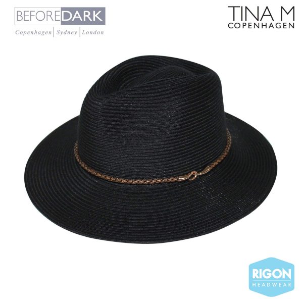 The Cara Fedora from Rigon's 'Tina M Copenhagen' hat collection