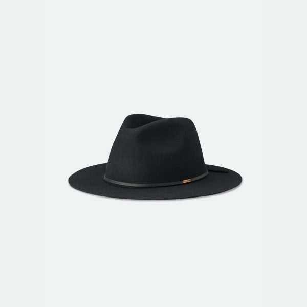 Black Wesley Fedora product photo