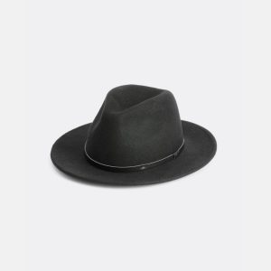 Side view of the Will+Bear wool hat, the William Black