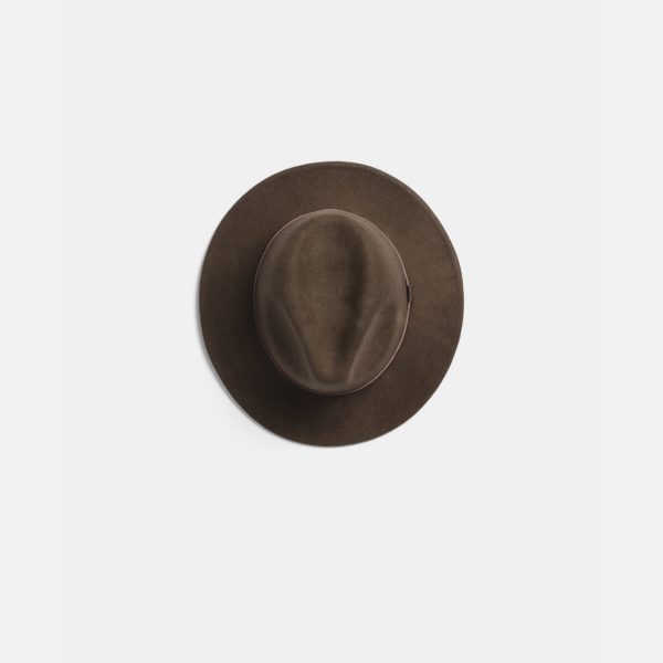 Top view of the Will+Bear wool hat, the William Brown