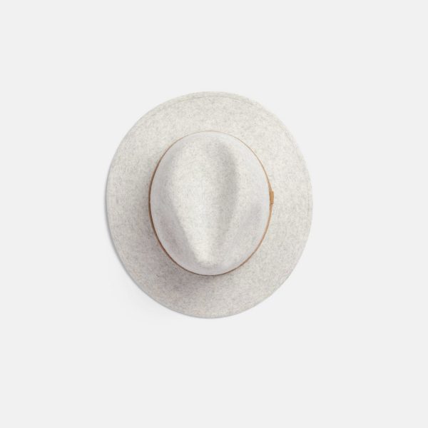 Top view of the Will+Bear wool hat, the William Grey